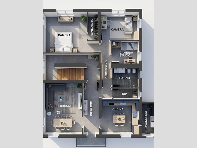 Appartamento in Vendita a Calcinaia, 165'000&euro;, 112 m²