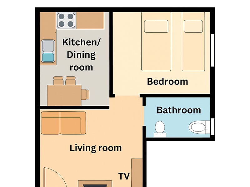 Monolocale in Affitto a Catania, 450&euro;, 50 m², arredato