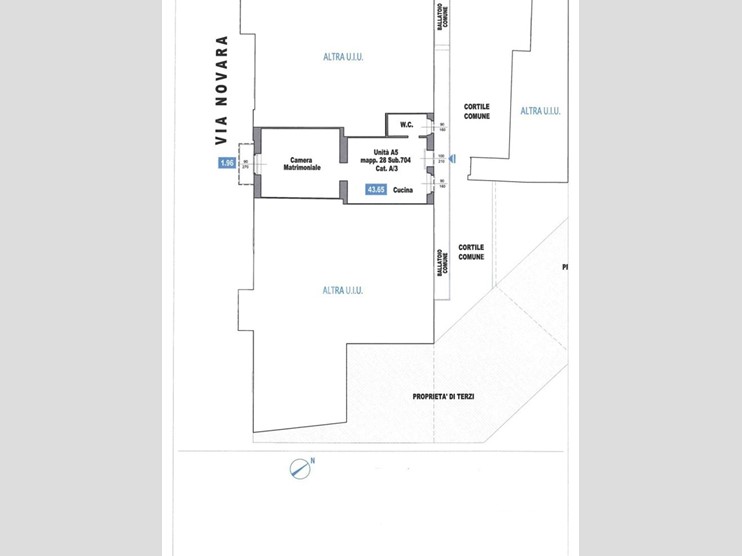 Bilocale in Vendita a Milano, 195'000&euro;, 50 m²