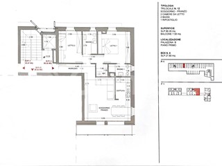 Trilocale in Vendita a Cusano Milanino, 396'000&euro;, 88 m², con Box