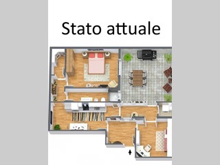 Trilocale in Vendita a Misterbianco, 108'000&euro;, 101 m², con Box