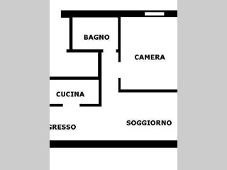 Bilocale in Vendita a Roma, 120'000&euro;, 40 m²