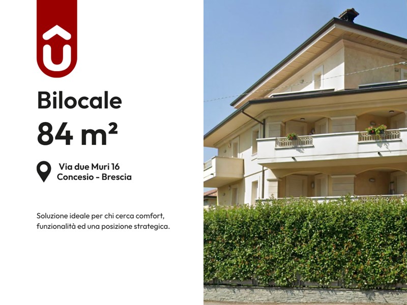Bilocale in Vendita a Concesio, 185'000&euro;, 84 m², arredato, con Box