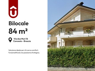 Bilocale in Vendita a Concesio, 185'000&euro;, 84 m², arredato, con Box