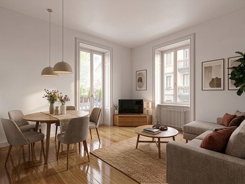 Trilocale in Vendita a Milano, zona 028 Romana/Montenero, 550'000&euro;, 80 m²