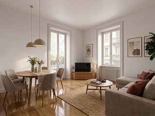 Trilocale in Vendita a Milano, zona 028 Romana/Montenero, 550'000&euro;, 80 m²