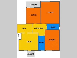 Quadrilocale in Affitto a Bologna, 1'500&euro;, 90 m², arredato