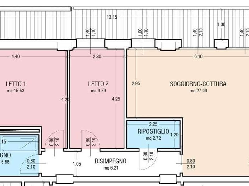 Trilocale in Vendita a Pisa, zona Ospedaletto, 235'000&euro;, 80 m²