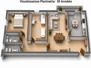 Trilocale in Vendita a Modena, zona Buon Pastore, 288'000&euro;, 100 m²