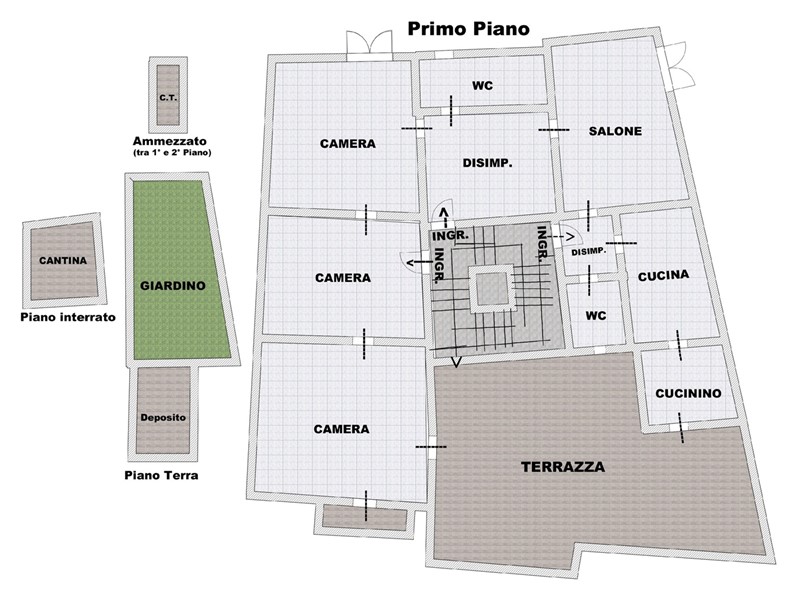 Quadrilocale in Vendita a Casamassima, 130'000&euro;, 230 m²