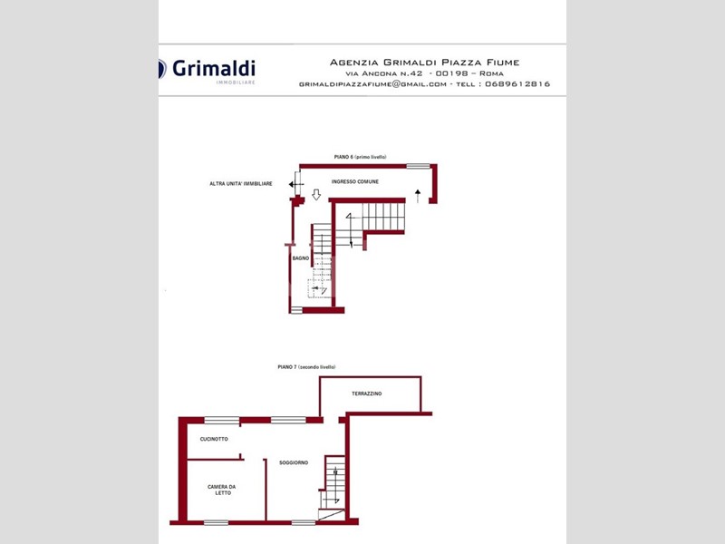 Attico in Affitto a Roma, 1'200&euro;, 45 m², arredato