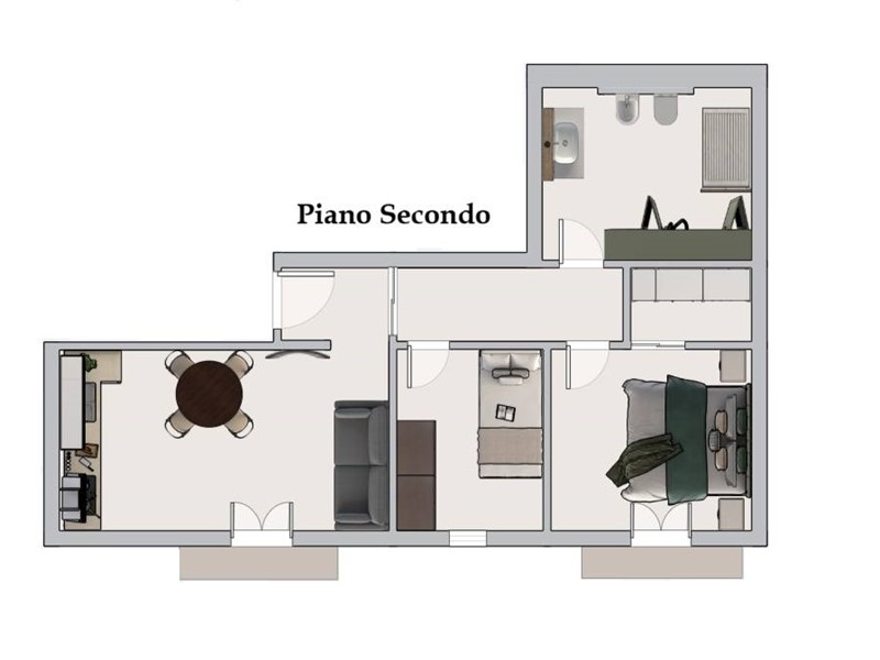 Trilocale in Vendita a Porto San Giorgio, 235'000&euro;, 57 m²