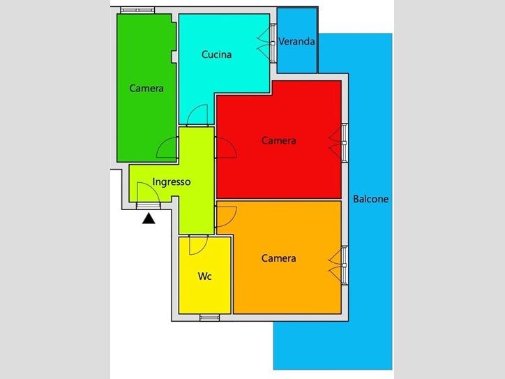 Trilocale in Vendita a Catanzaro, 185'000&euro;, 93 m²