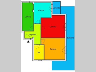 Trilocale in Vendita a Catanzaro, 185'000&euro;, 93 m²