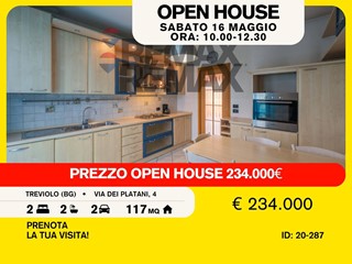 Trilocale in Vendita a Treviolo, 234'000&euro;, 117 m²