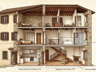 Appartamento in Vendita a Vicopisano, 105'000&euro;, 185 m²