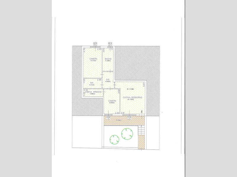 Trilocale in Vendita a Certaldo, 197'000&euro;, 73 m²