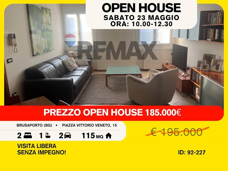 Trilocale in Vendita a Brusaporto, 185'000&euro;, 115 m²