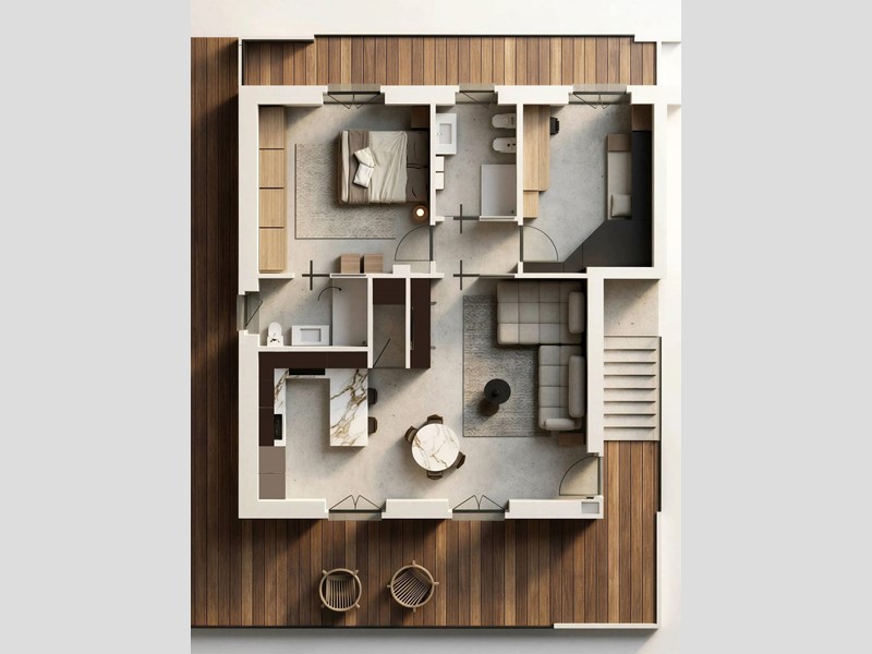 Trilocale in Vendita a Bergamo, 255'000&euro;, 91 m²