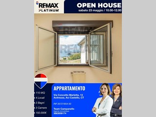 Quadrilocale in Vendita a Aci Castello, 150'000&euro;, 110 m²
