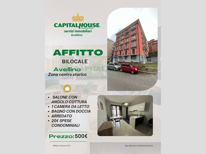Bilocale in Affitto a Avellino, 500&euro;, 50 m²