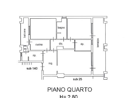 Appartamento in Vendita a San Benedetto del Tronto, 340'000&euro;, 100 m²