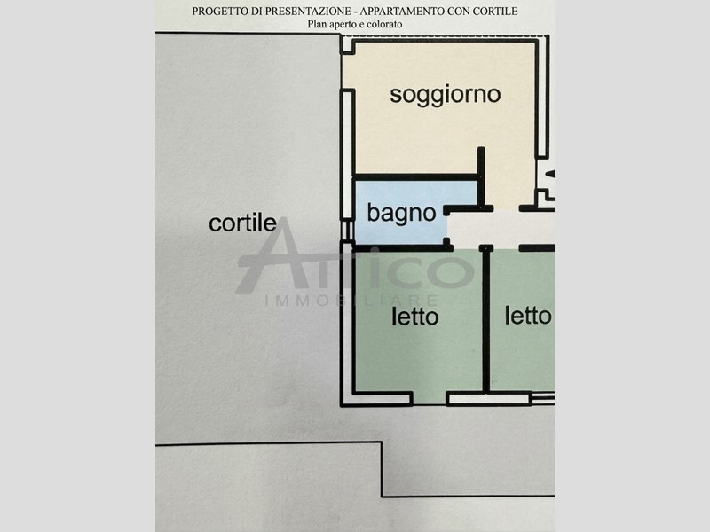 Quadrilocale in Vendita a Rovigo, zona CittÃ, 125'000&euro;, 70 m², con Box
