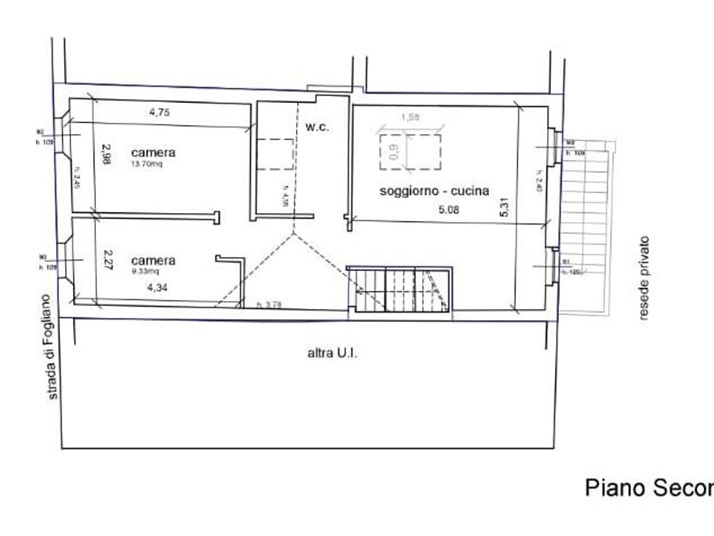 Trilocale in Vendita a Siena, zona Fogliano Grosso, 265'000&euro;, 75 m², arredato