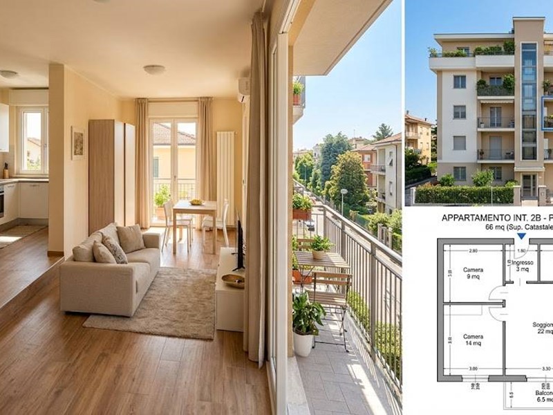 Quadrilocale in Vendita a Pontedera, 53'250&euro;, 66 m²