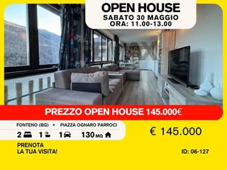 Trilocale in Vendita a Fonteno, 145'000&euro;, 130 m²