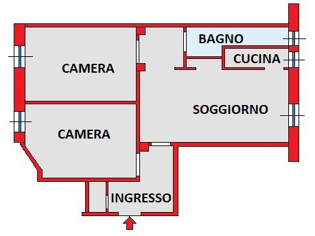 Trilocale in Vendita a Milano, 295'000&euro;, 80 m²