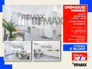 Quadrilocale in Vendita a Catania, 95'000&euro;, 74 m²