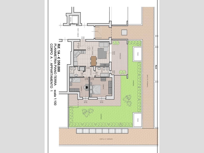 Trilocale in Vendita a Brugherio, 280'000&euro;, 79 m²