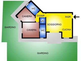 Trilocale in Vendita a Marcallo con Casone, 280'000&euro;, 103 m²