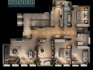Appartamento in Vendita a Vercelli, 390'000&euro;, 195 m²
