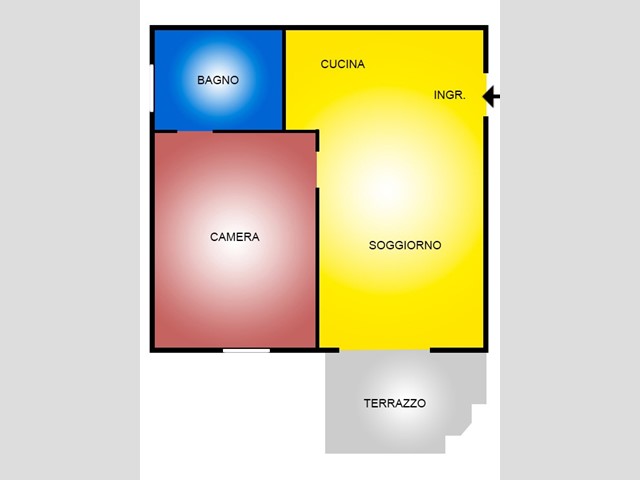 Bilocale in Vendita a Vittuone, 129'000&euro;, 55 m²