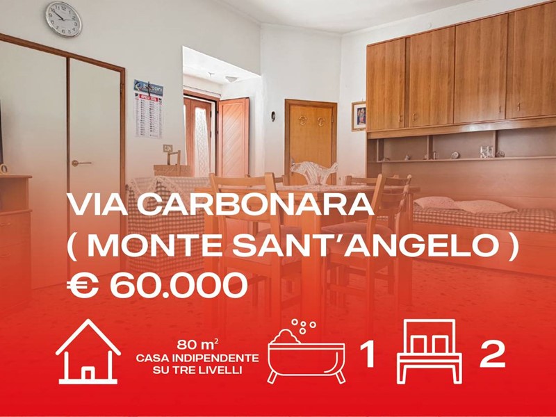 Trilocale in Vendita a Monte Sant'Angelo, 60'000&euro;, 80 m²