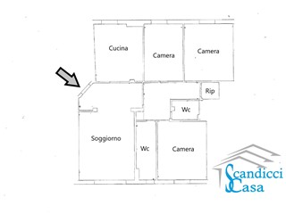 Appartamento in Vendita a Scandicci, 520'000&euro;, 120 m²