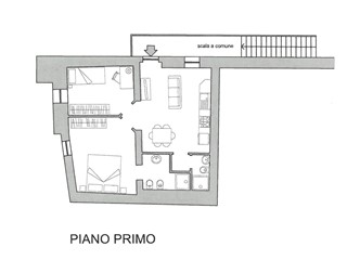 Trilocale in Vendita a Siena, 180'000&euro;, 61 m²