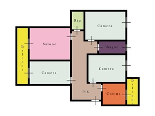 Quadrilocale in Vendita a Roma, 269'000&euro;, 109 m²