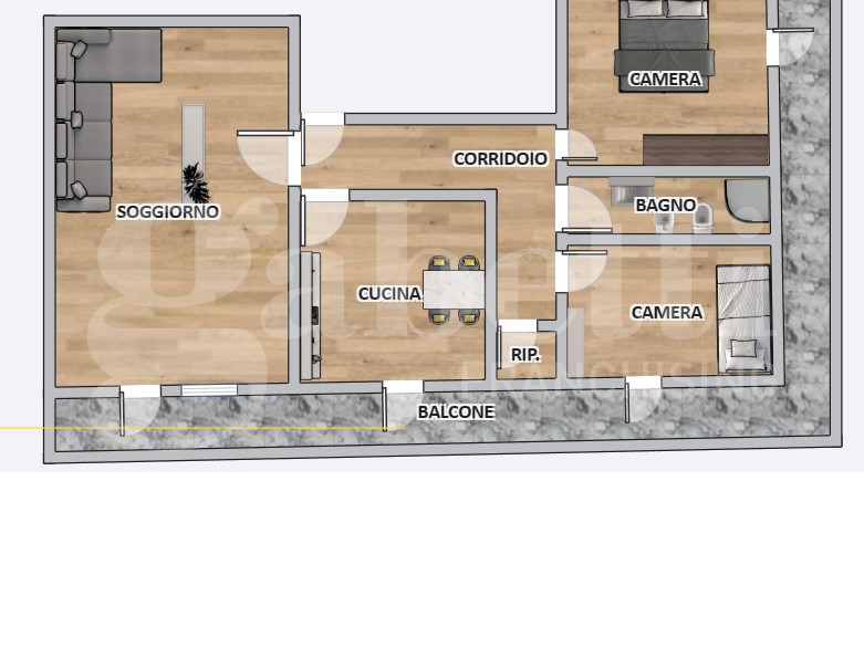 Quadrilocale in Vendita a Avezzano, 78'000&euro;, 100 m²
