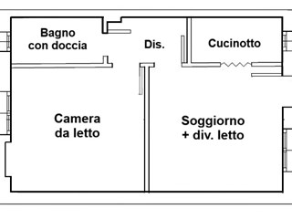 Bilocale in Affitto a Cesenatico, 700&euro;, 40 m², arredato