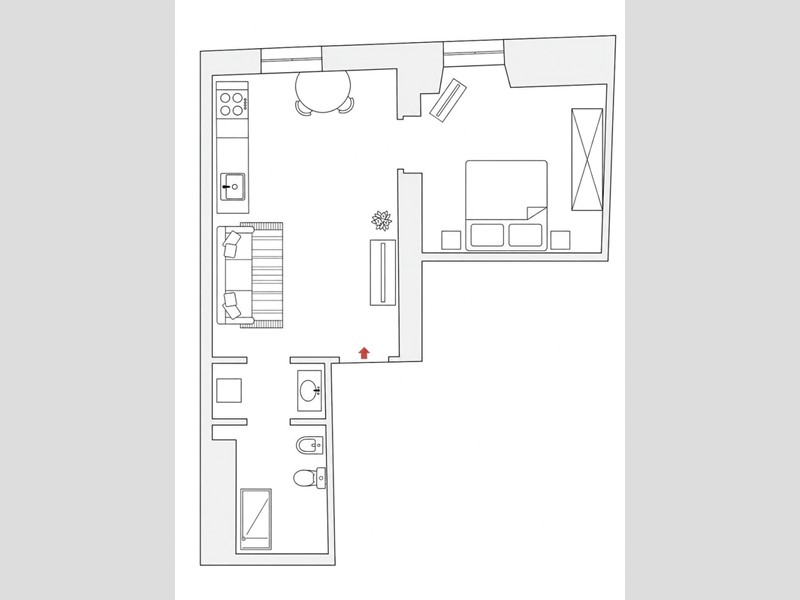 Bilocale in Vendita a Sanremo, 155'000&euro;, 35 m²