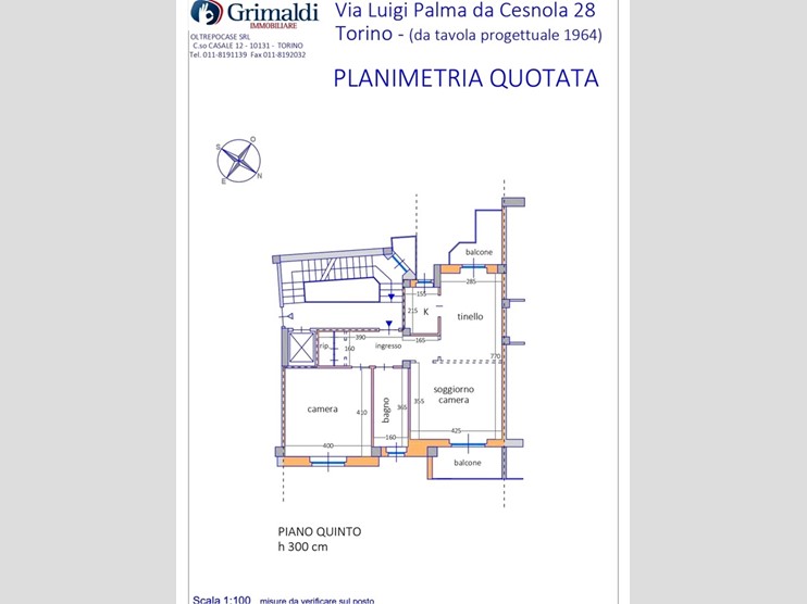 Trilocale in Vendita a Torino, 112'000&euro;, 76 m²