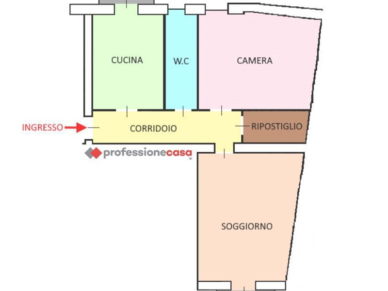 Trilocale in Vendita a Foggia, 79'000&euro;, 88 m²
