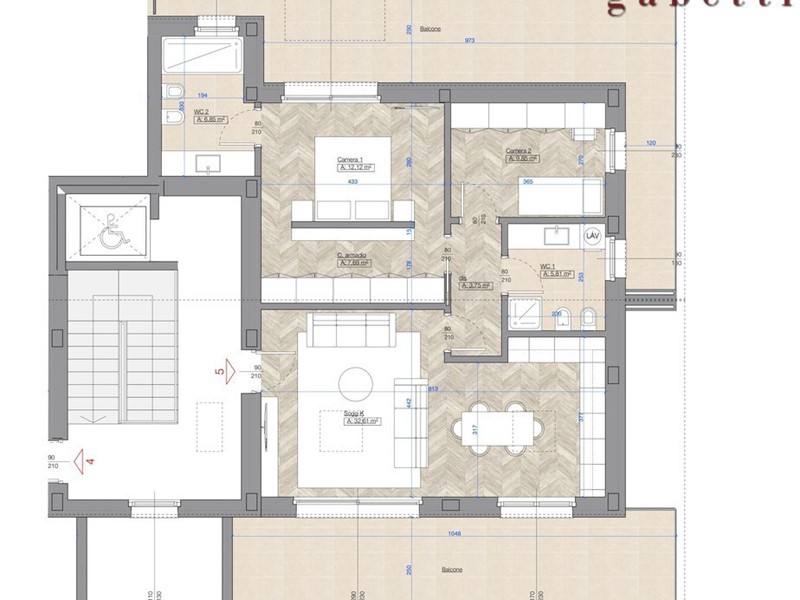 Trilocale in Vendita a Bernate Ticino, 359'000&euro;, 132 m²