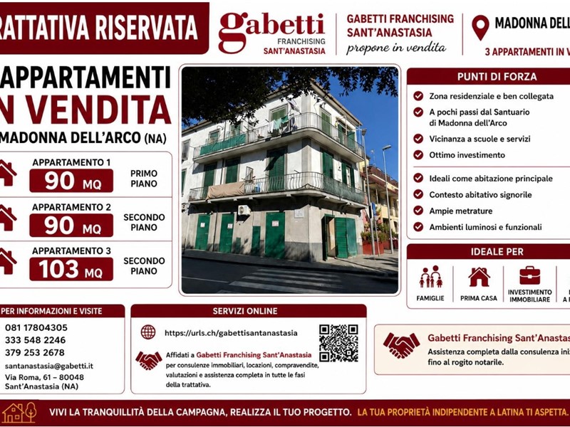 Appartamento in Vendita a Sant'Anastasia, 90 m²