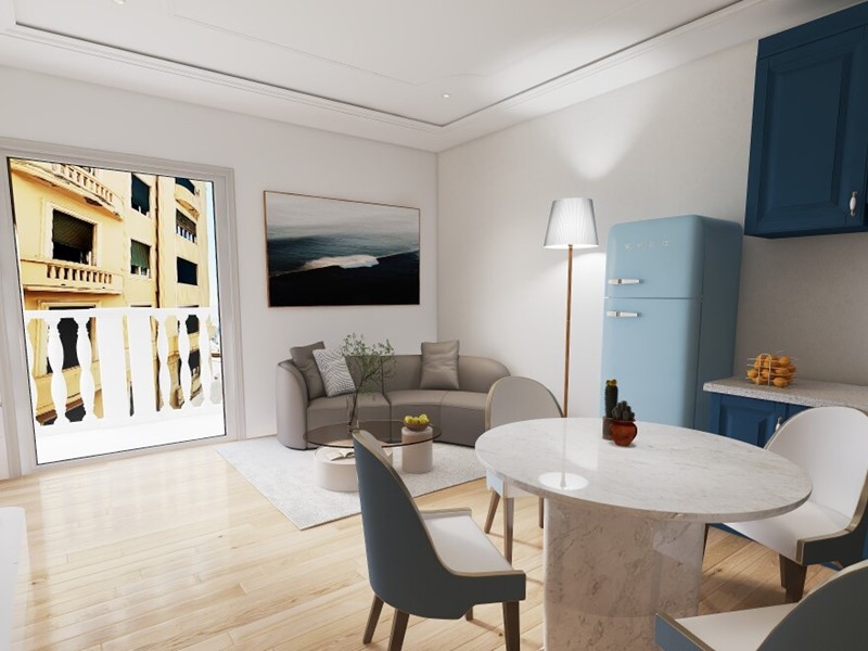 Trilocale in Vendita a Genova, zona Carignano, 198'000&euro;, 50 m²