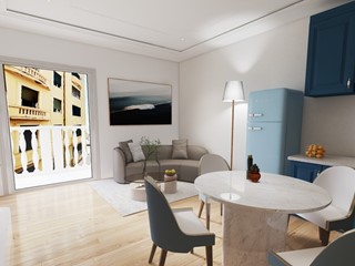 Trilocale in Vendita a Genova, zona Carignano, 198'000&euro;, 50 m²