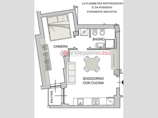 Bilocale in Vendita a Milano, 288'000&euro;, 50 m²